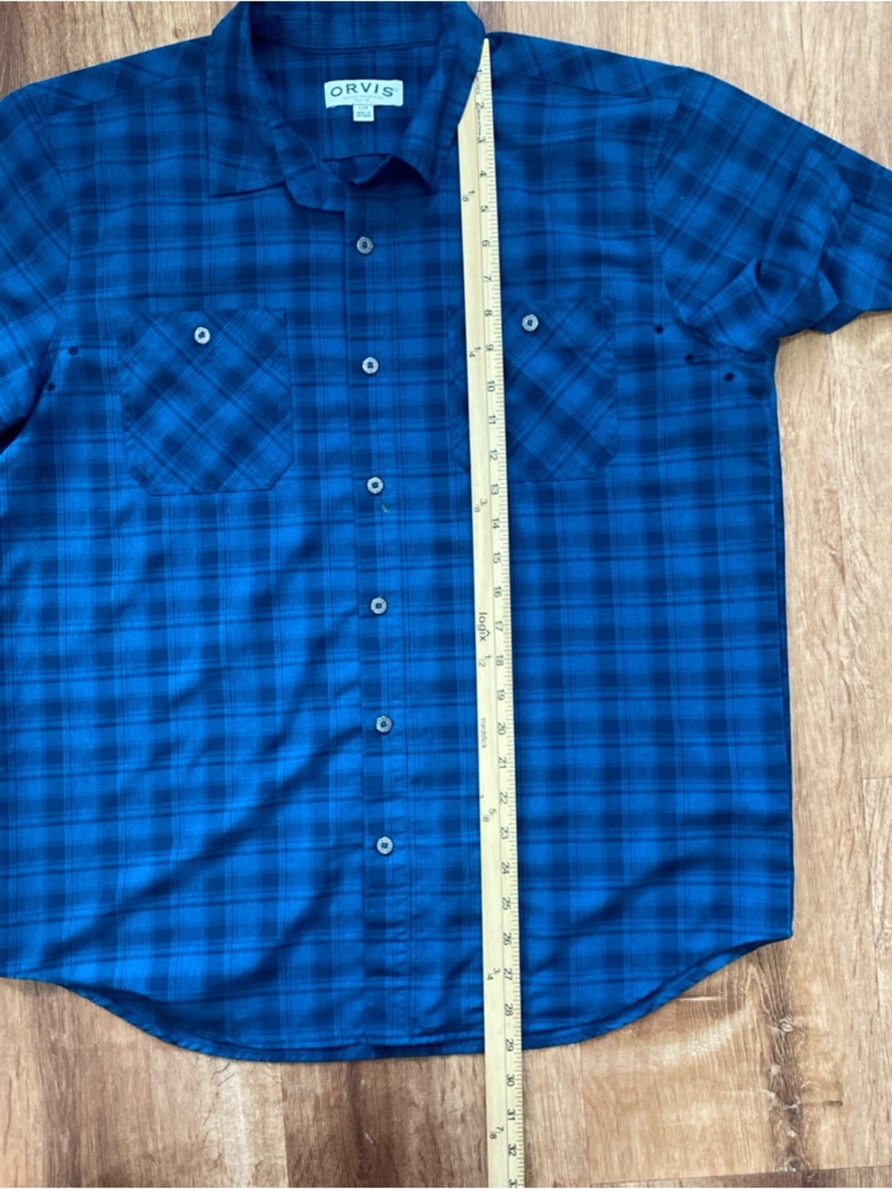Lot 2 ORVIS Tech Work Shirt Mens Large Button Up Short Sleeve Polyester - Picture 10 of 15